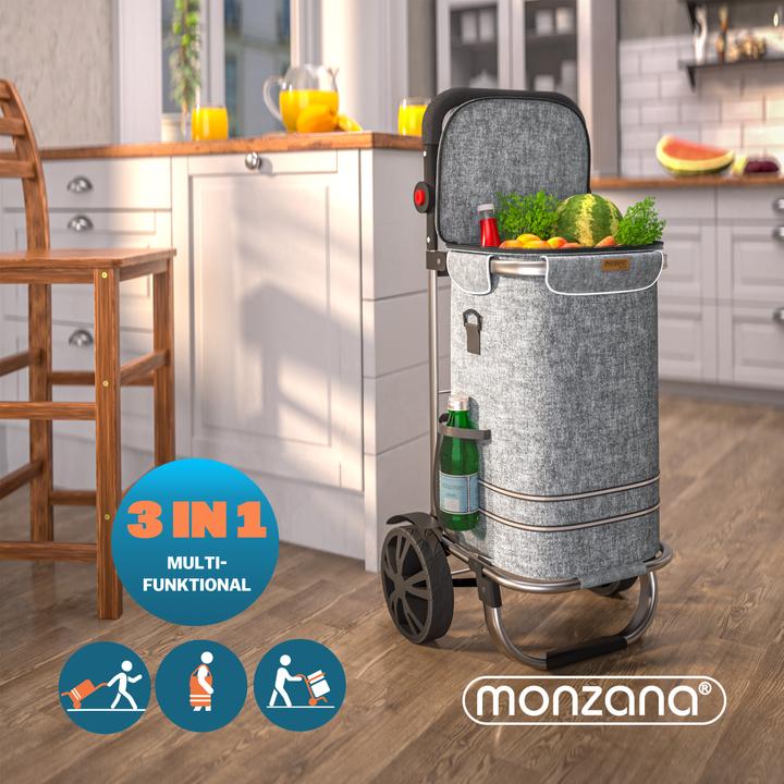 Image du produit Monzana Chariot de courses 2 en 1