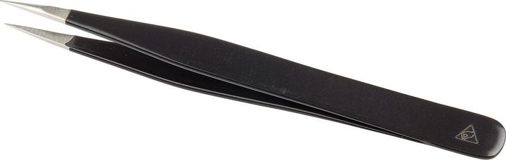 Produktbild RS PRO ESD epoxy coated tweezers straight 120mm