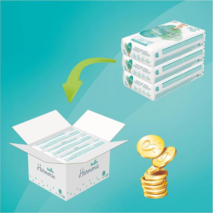 Produktbild Pampers Harmonie ALT (Gr. 3, Monatsbox, 180 Stk.)
