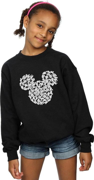Produktbild Disney Mickey Mouse Head Of Hands Sweatshirt Mädchen (152, 158)