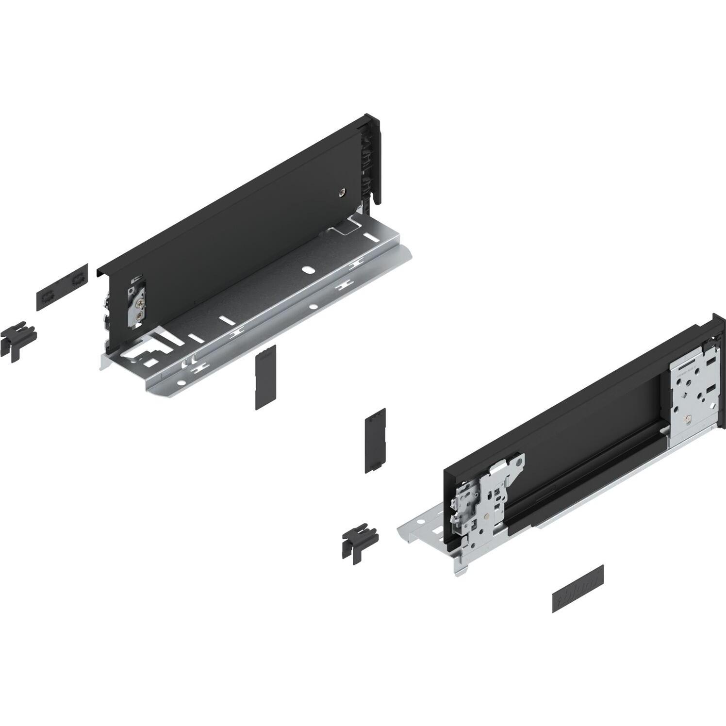 Blum, Schubladenauszüge, LEGRABOX special edition Innenzarge Höhe M, NL 270 mm, Carbonschwarz
