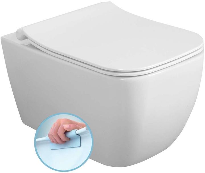 Sapho isvea vea - hangend toilet, rimless, wit