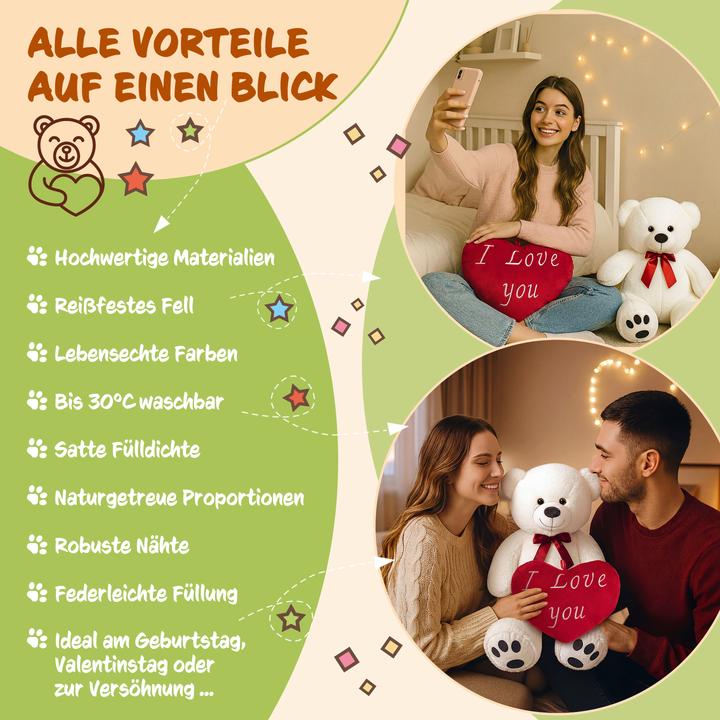 Produktbild Monzana Teddybär (50 cm)