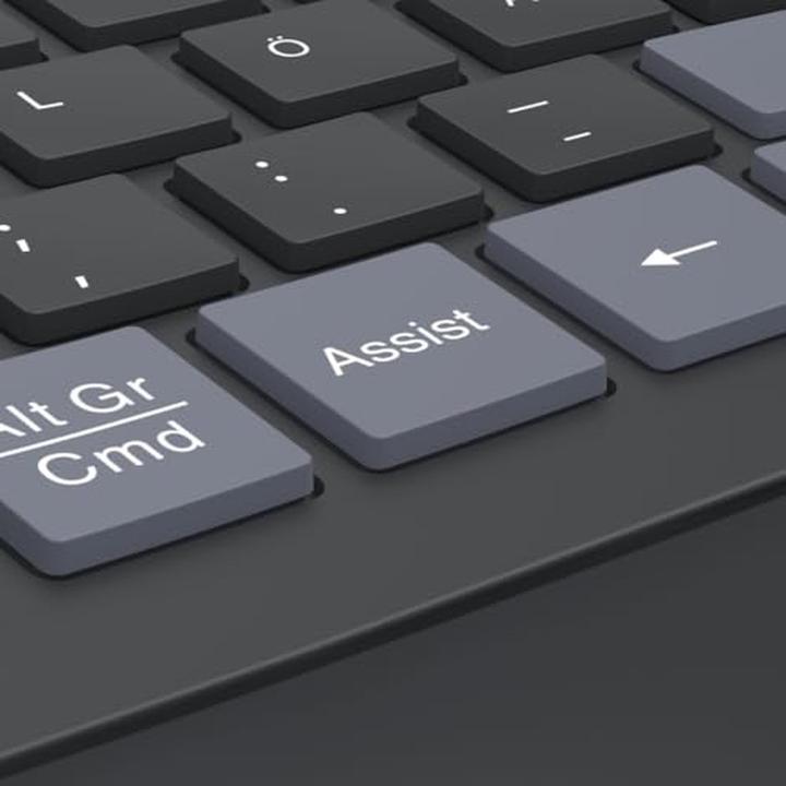 Actual product image Hama WK-900 Bluetooth® Keyboard German, QWERTZ Black Multimedia keys (Germany, Wireless)