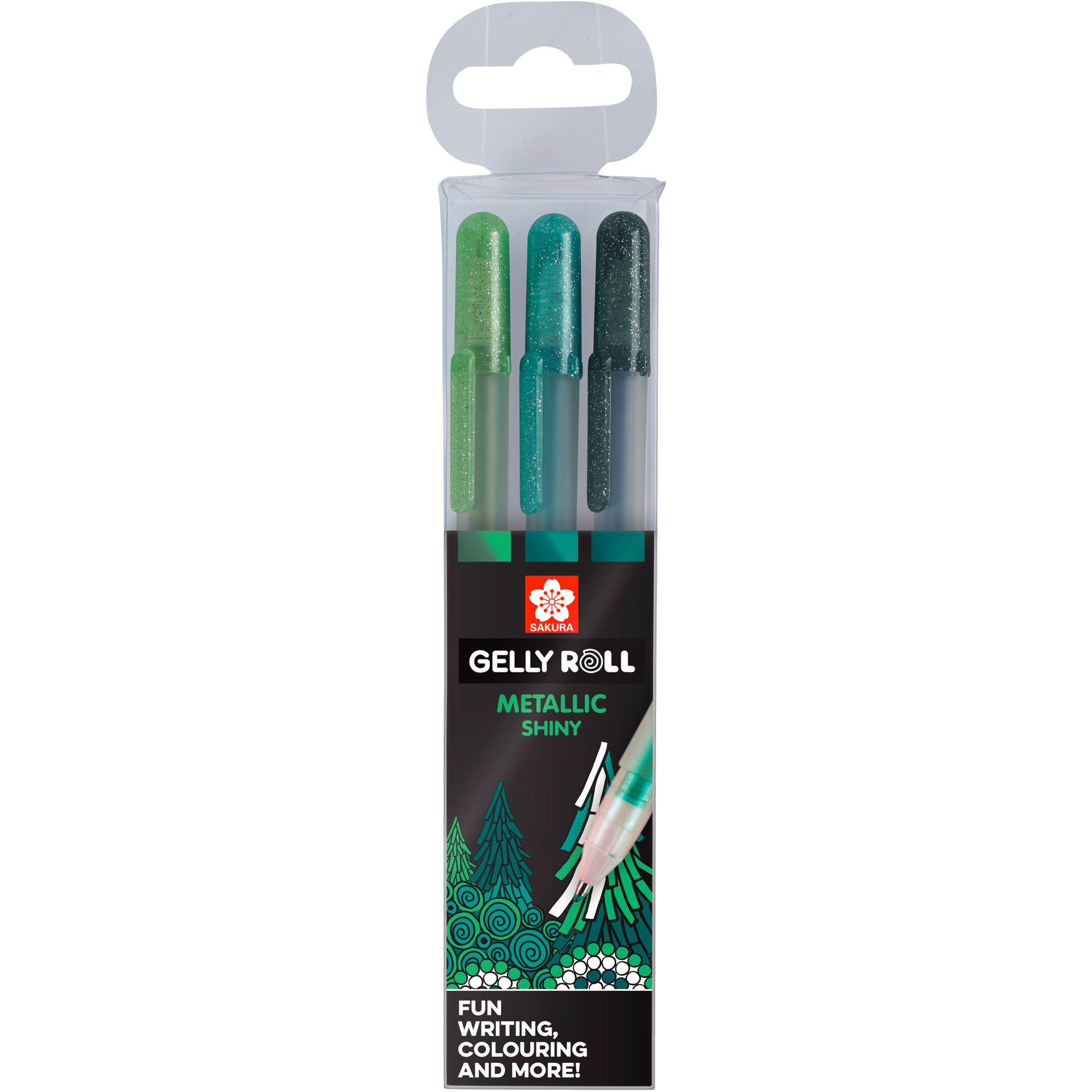 Sakura, Schreibstifte, Gelly Roll Metallic (3x)