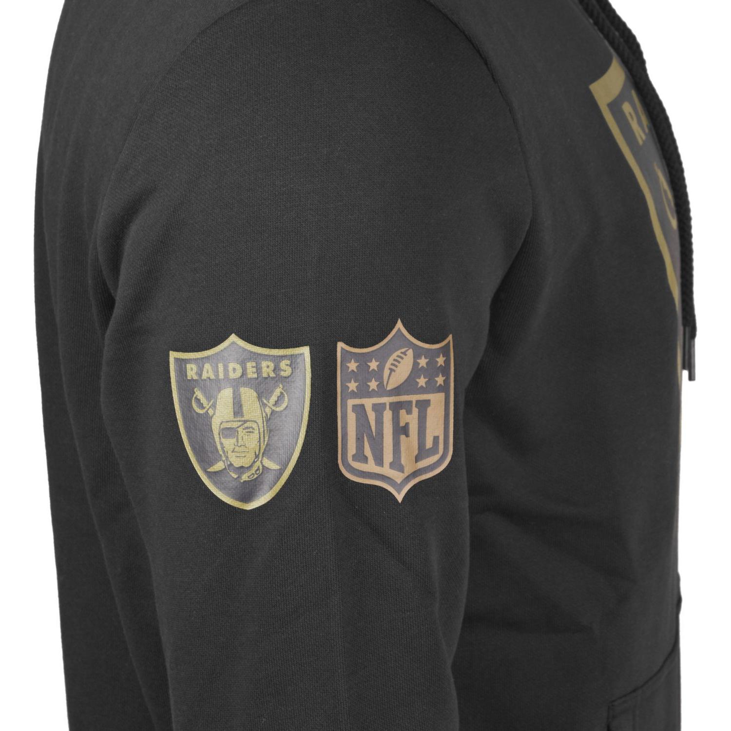 Thumbnail - New Era, Herren, Pullover, Fleece Hoody - NFL Oakland Raiders schwarz - XL, Schwarz, (XL)