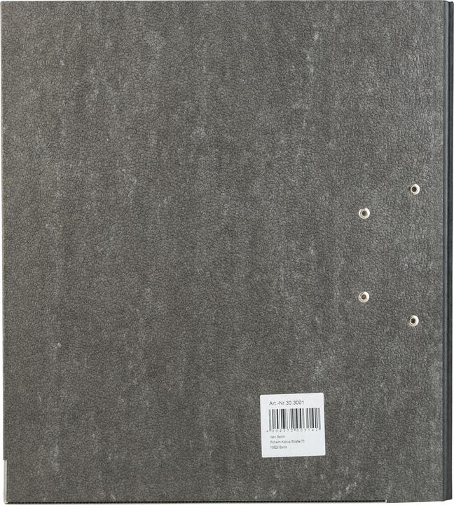 Productafbeelding Idena Map A4 zwart 8cm wolk marmer FSC mix (A4, 80 mm, 1 Stuk)