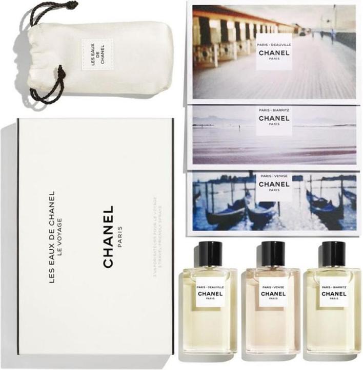 Nina Ricci Les Eaux De Chanel Set Chanel: Paris â€“ Deauville, Eau De Toilette, For Wome (Perfume set)
