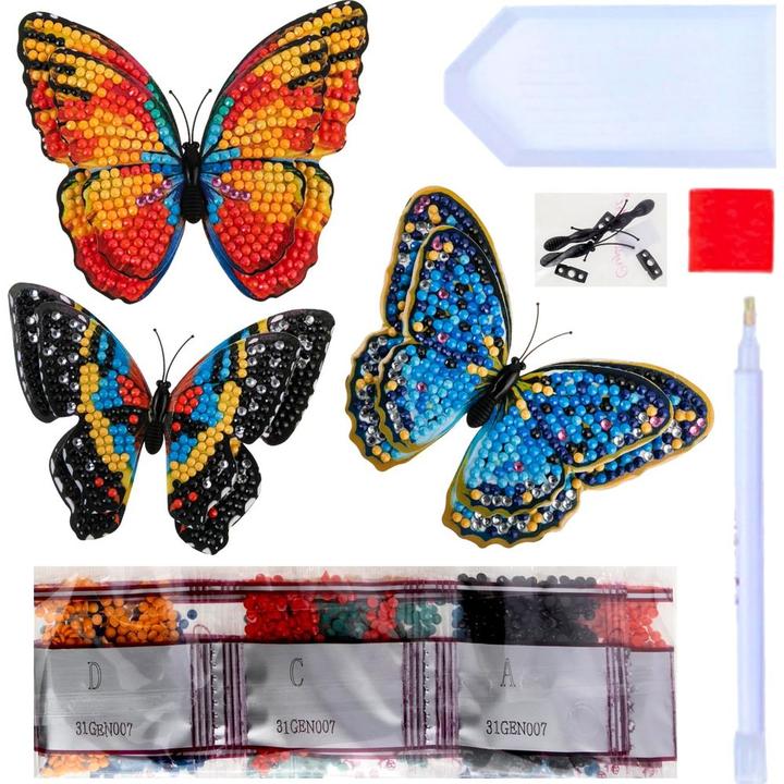 Produktbild Craft Buddy Schmetterlinge 3erPack