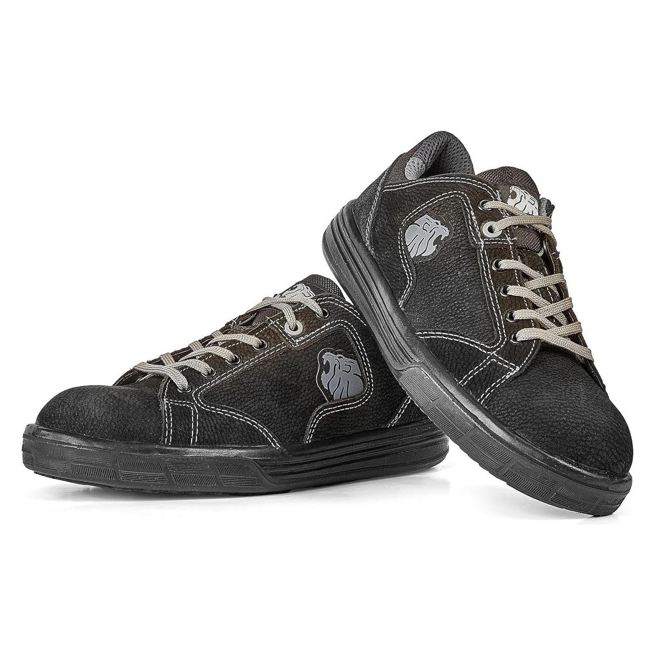 U-Power Uomo Nero Scarpe Da Lavoro, Scarpa Di Sicurezza King Taglia 46 S3 Src En Iso 20345 Pelle Fresata (S3, 46)