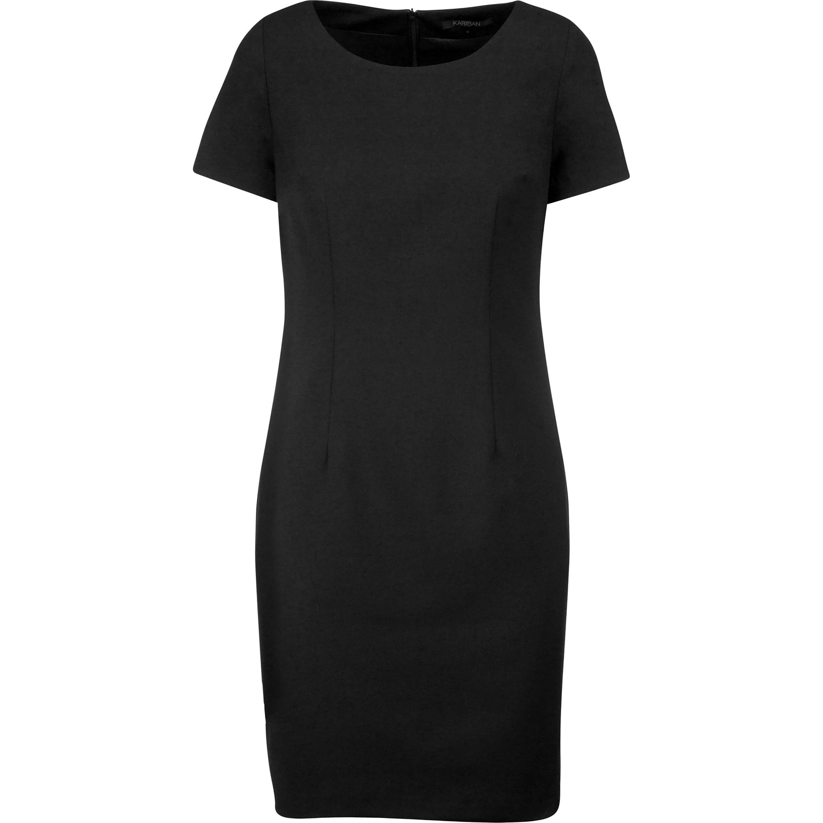 Kariban, Damen, Kleider, manches Courtes, Schwarz, (40)