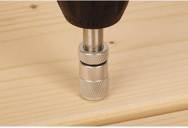 Produktbild wolfcraft 1 Bithalter m. Tiefenanschlag l=72mm