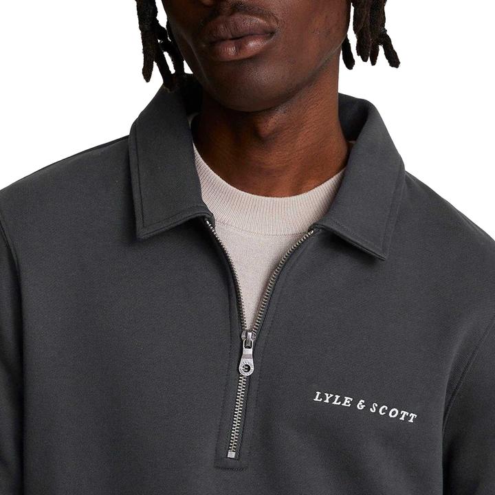 Immagine prodotto Lyle and Scott Felpa Ricamato Cerniera ad un quarto Uomo (M)