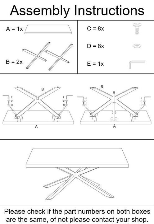 Image du produit Brix Collection Rebbecca (200 x 100 x 76 cm)