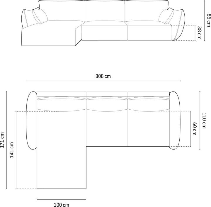 Produktbild Micadoni Kaelle (Ecksofa)