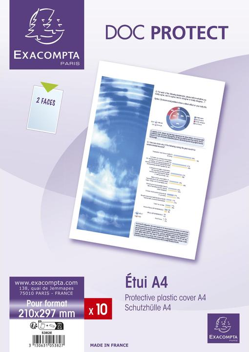 Productafbeelding Exacompta Hoezen en tassen (A4, 1x)