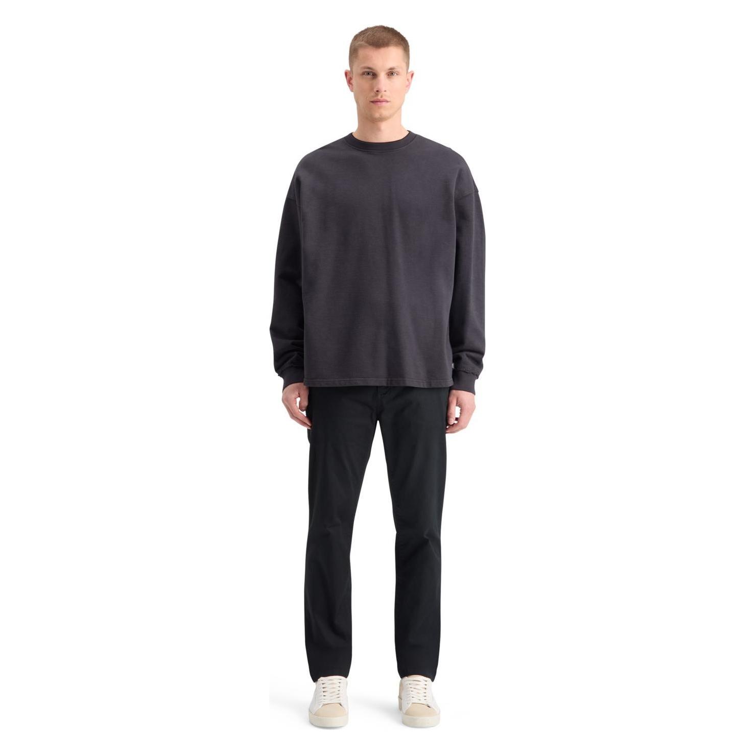 Scotch & Soda, Herren, Pullover, Core - 3 Crosses Sweatshirt Heren Trui - Maat Xl, Schwarz, (Xl)