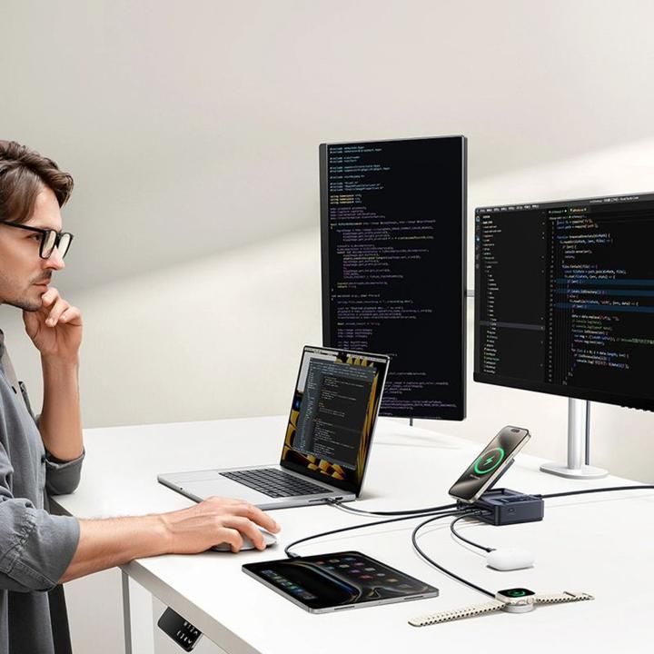Produktbild Baseus Nomos 5-in-1 Desktop Charger (15 W)