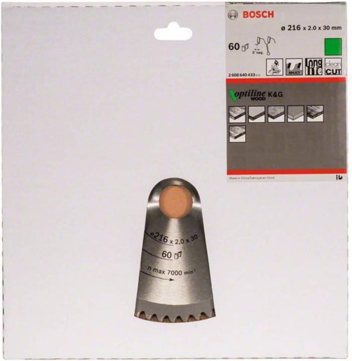 Produktbild Bosch Professional Zubehör PRO Wood Kreissägeblatt, 216 x 2 x 30 mm