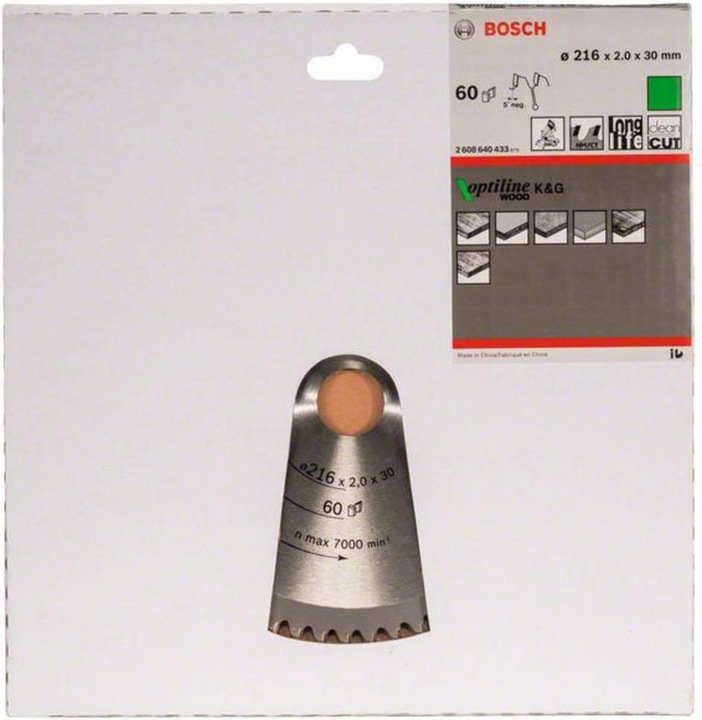 Immagine prodotto Bosch Professional Zubehör Lama circolare per legno PRO, 216 x 2 x 30 mm