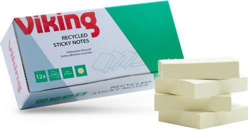 Actual product image Office Depot Sticky notes Recycled 38 mm x 51 mm Yellow (38 x 51 mm)