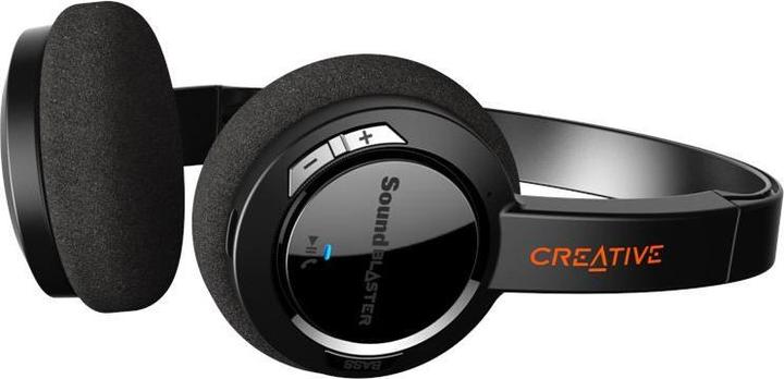 Actual product image Creative SOUND BLASTER JAM V2 Wireless Bluetooth Headphones black (ANC, 22 h, Wireless, Cable)