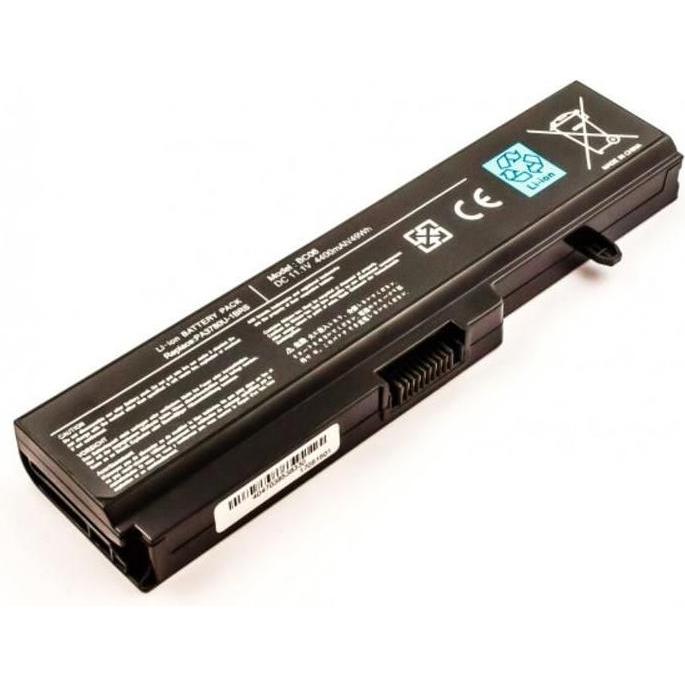 CoreParts MBI55774 Notebook-Ersatzteil Akku (6 Zellen, 4400 mAh), Notebook Akku, Schwarz