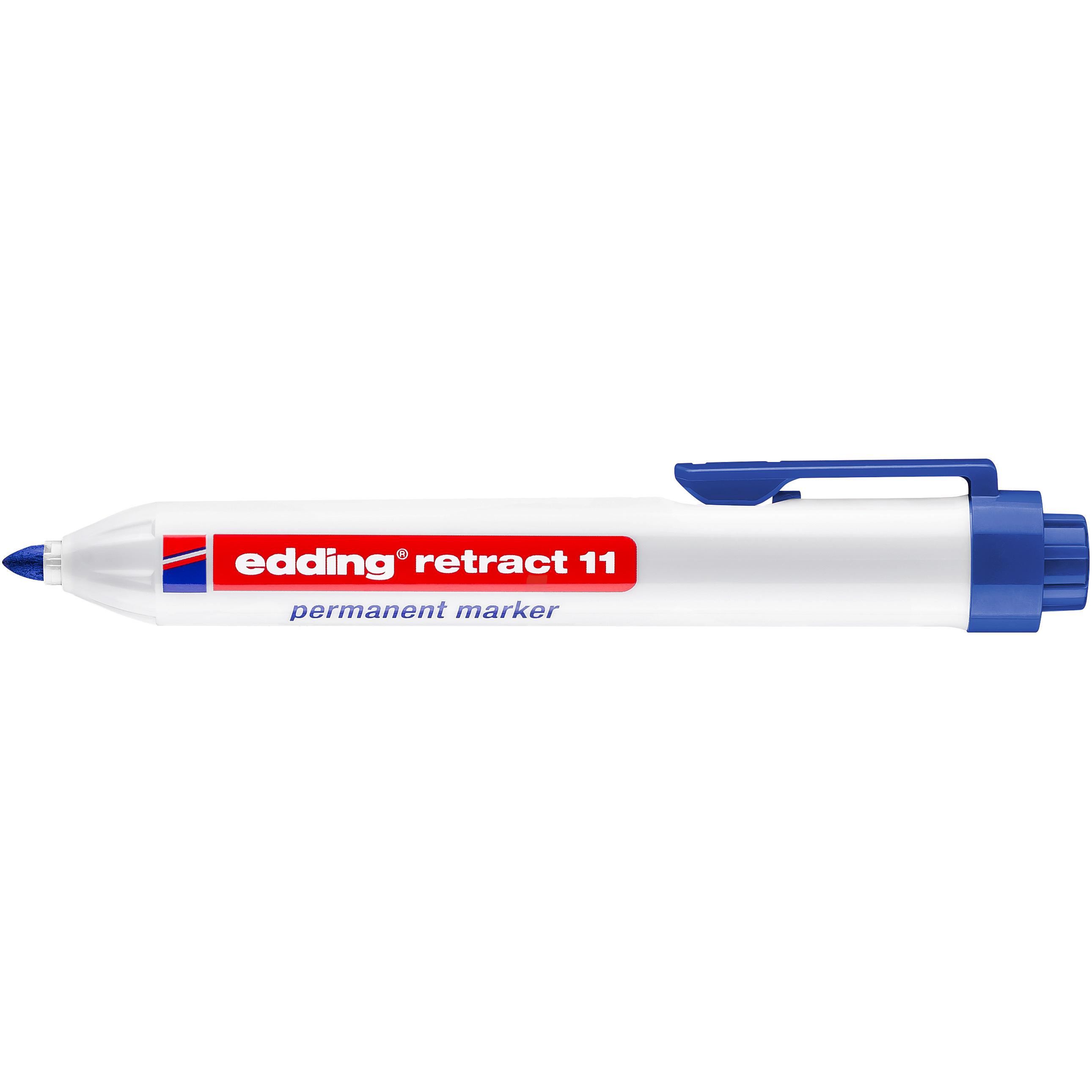 Thumbnail - Edding, Marker, Permanent Marker 11 blau (Blau, 3 mm, 1 x)