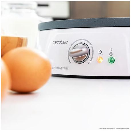 Produktbild Cecotec Crêpière compatible Fun Crepestone Twin (Blanc)