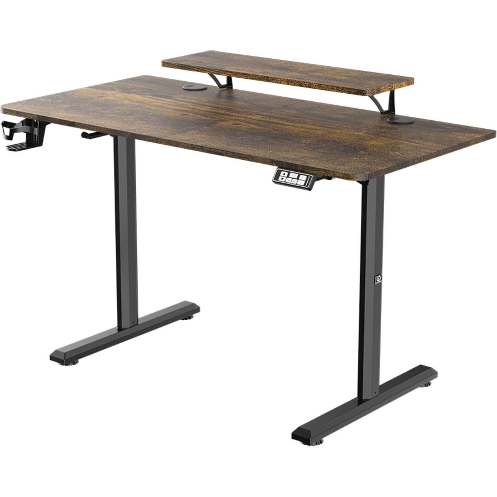 Ultradesk Highlander, Gaming Tisch, Braun