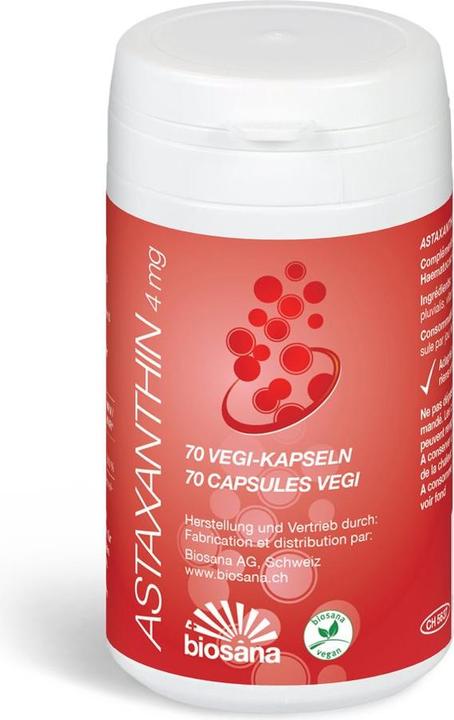 Actual product image Biosana Astaxanthin (70 pcs., Capsules, 61 g)