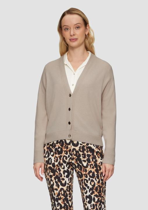 Actual product image S.Oliver Strickjacke Strickjacke aus Kaschmirmix (44)
