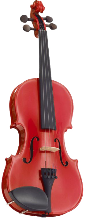 Stentor Violin 4/4, HARLEQUIN, set, cherry red (4/4)
