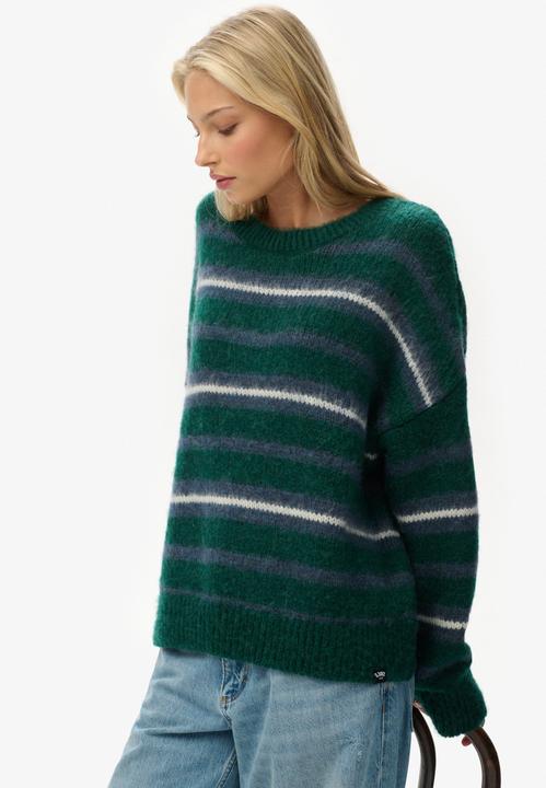 Image du produit Superdry Pull en maille rayé brossé décontracté femme (S)