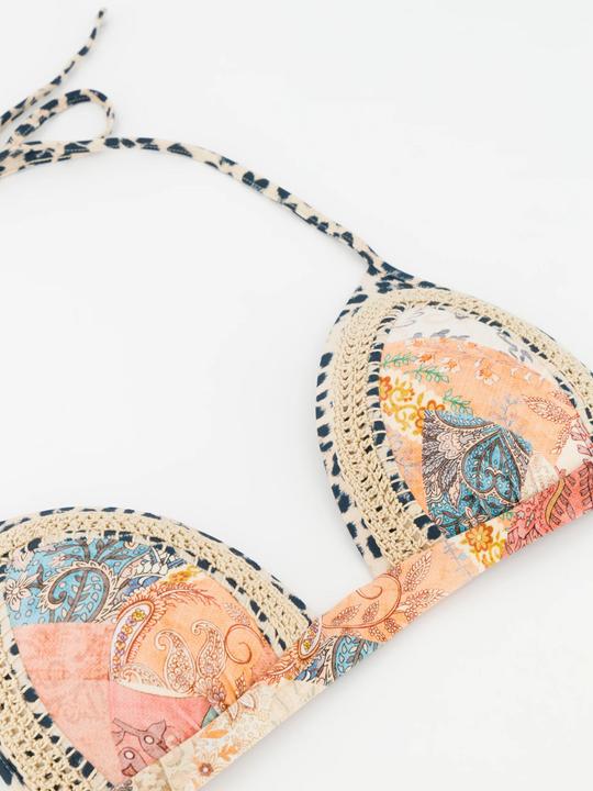 Image du produit Watercult Haut de bikini "Paisley savage" rose/?? petits motifs