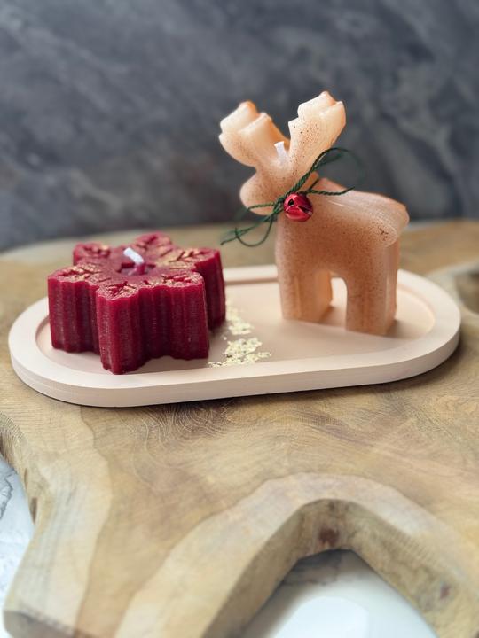Actual product image Hanah Home Evie XMAS Star, Deer Figure 5 x 5 x 5 (3 pcs.)