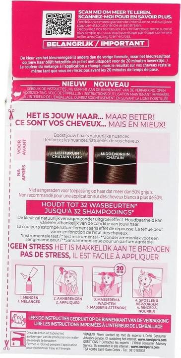 Produktbild L'Oréal Paris Loreal Paris Casting Creme Gloss 500 Hellbraun (500 Hellbraun)
