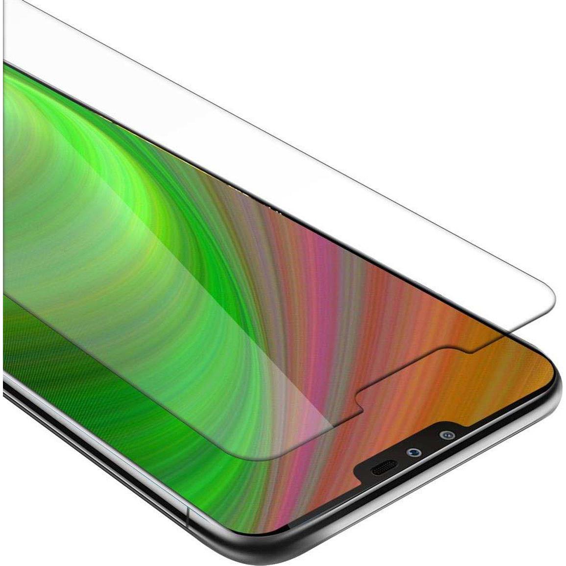 Cadorabo Displayschutzglas (1 Stück, LG V40 ThinQ), Smartphone Schutzfolie, Transparent