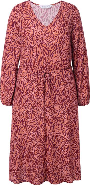 Image du produit Studio Untold Robe maxi coupe trapèze à imprimé zébré, effet cache-coeur (50, 52)
