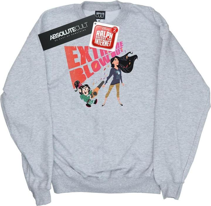 Produktbild Disney Wreck It Ralph Pocahontas And Vanellope Sweatshirt Jungen (140, 146)