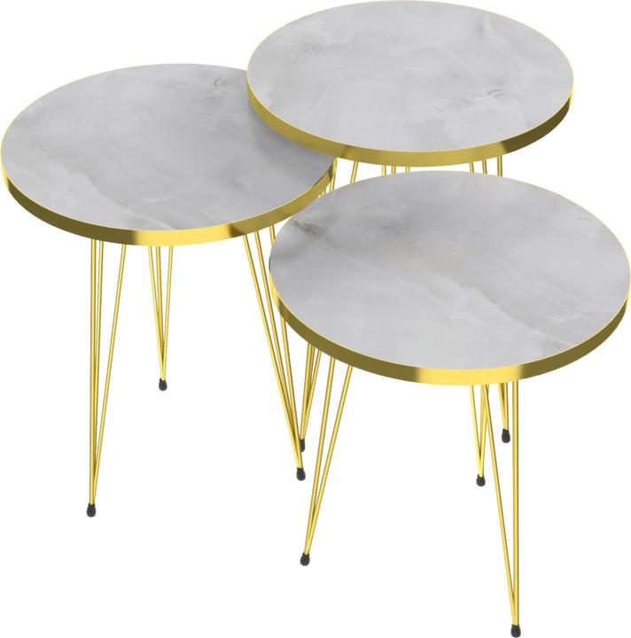 Weiss / Gold, Marmor