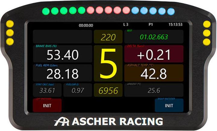 Produktbild Ascher Racing Dashboard 4"