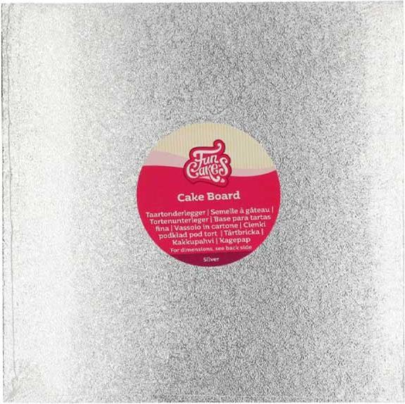 FunCakes Cake Board carré 30,5 x 30,5 cm