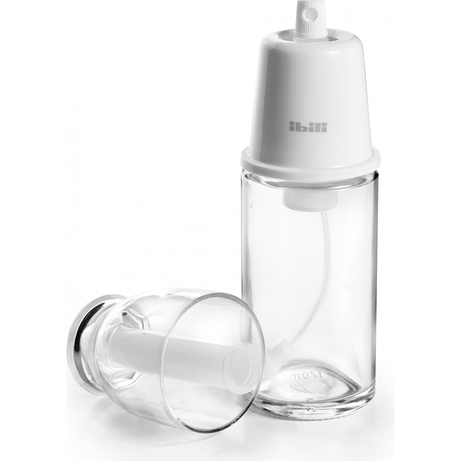 Ibili, Oliera + Acetiera, Ölsprüher Borosilikat 0.17 Liter Perfekt zum Sprühen von Öl auf Salate, Fleisch und Pfannen (170 ml)