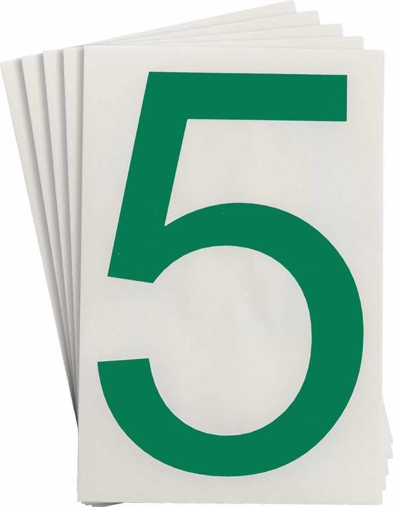 Immagine prodotto Brady Etichette ToughStripe con numeri e lettere, verde