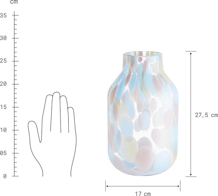 Produktbild home24 Confetti (1 x, Ø 17 x 27.5 cm)