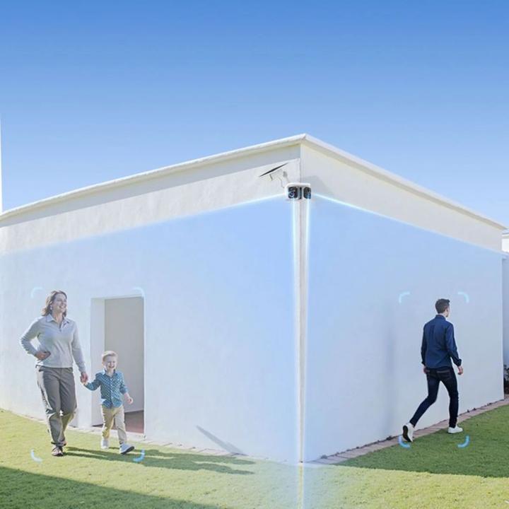 Actual product image Baseus Security X1 Pro Outdoor Dual Camera 3K White