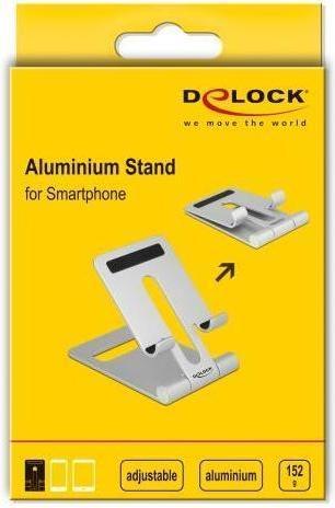Produktbild Delock Smartphone Standhalterung verstellbar Aluminium (152 g)