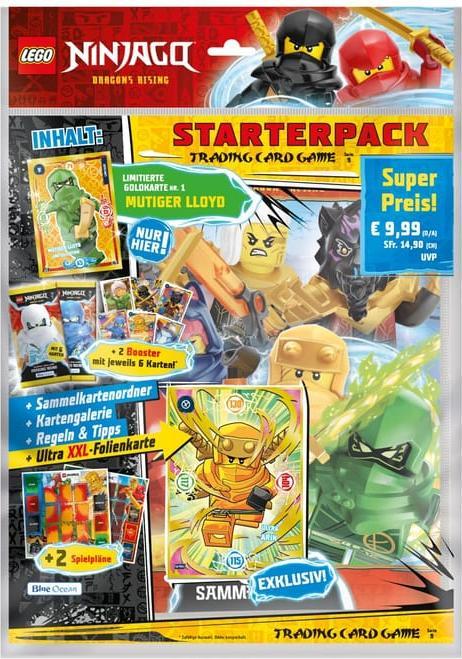 Immagine prodotto Top Media Starter Pack di carte collezionabili Ninjago, inclusi 2 booster (Tedesco, Pacchetto Booster)