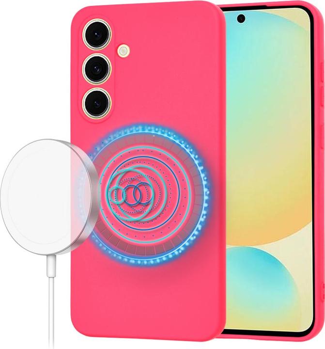 Produktbild Techsuit - SoftFlex MagSafe - Samsung Galaxy S24 FE - Hot Pink (Samsung Galaxy S24 FE)